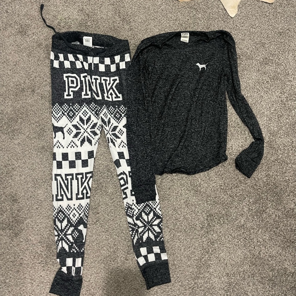 Kids Pajamas Set - Black and White